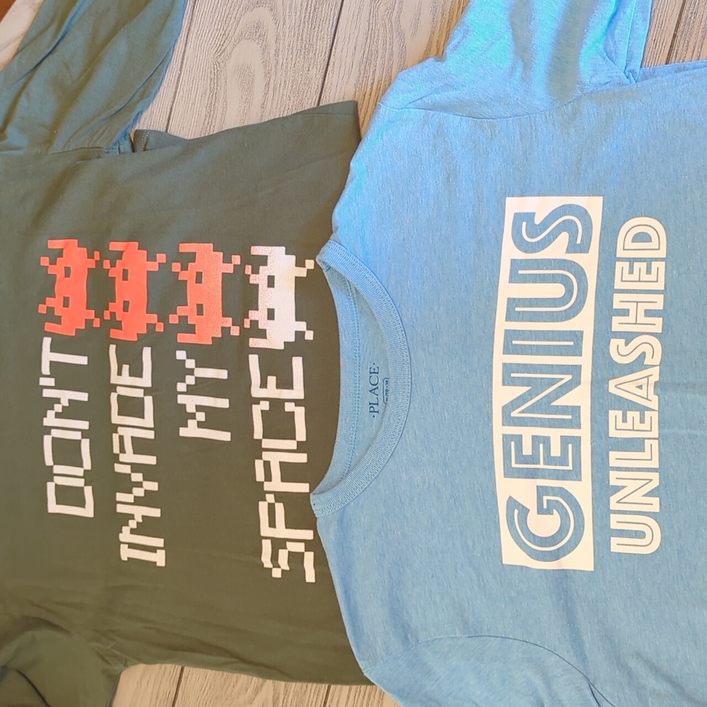 Two long sleeve T shirts